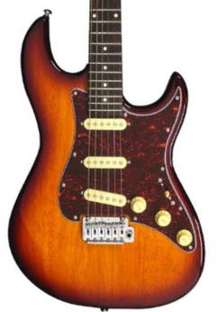 Guitarra eléctrica con forma de str. Sire Larry Carlton S3 SSS - Tobacco sunburst