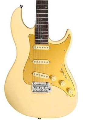 Guitarra eléctrica con forma de str. Sire Larry Carlton S7 Vintage - Vintage white