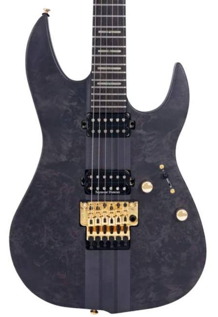Guitarra eléctrica con forma de str. Sire Larry Carlton X10 - Transparent black satin