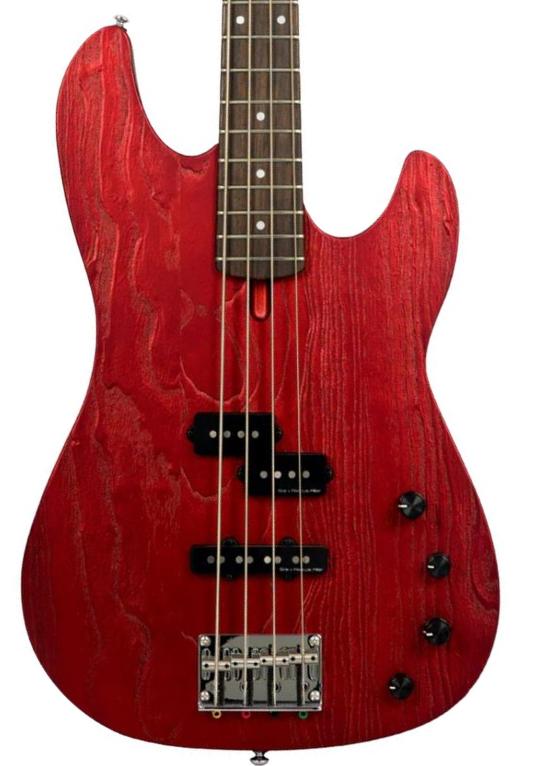 Bajo eléctrico de cuerpo sólido Sire Marcus Miller P6 4ST - candy apple red