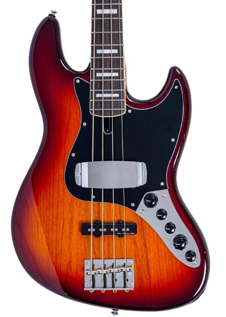 Bajo eléctrico de cuerpo sólido Sire Marcus Miller V7 Alder New Gen 4ST - Tobacco sunburst