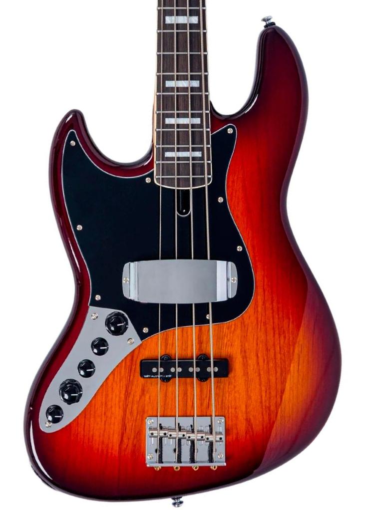 Bajo eléctrico de cuerpo sólido Sire Marcus Miller V7 Alder New Gen 4ST LH - Tobacco sunburst