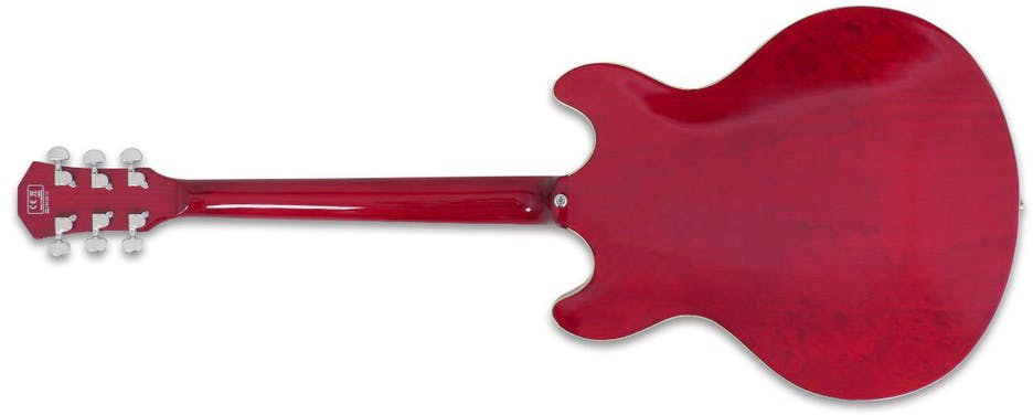 Sire Larry Carlton H7 Signature 2h Ht Eb - See Through Red - Guitarra eléctrica semi caja - Variation 1