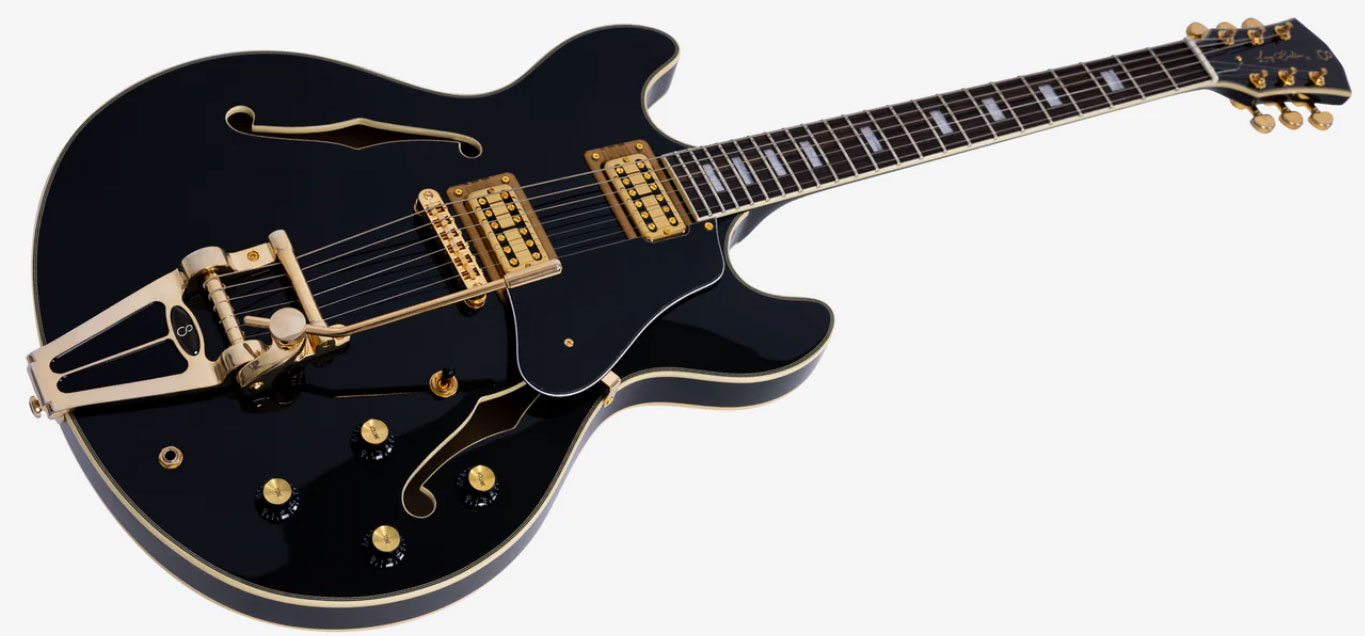 Sire Larry Carlton H7t Signature 2h Trem Eb - Black - Guitarra eléctrica semi caja - Variation 2