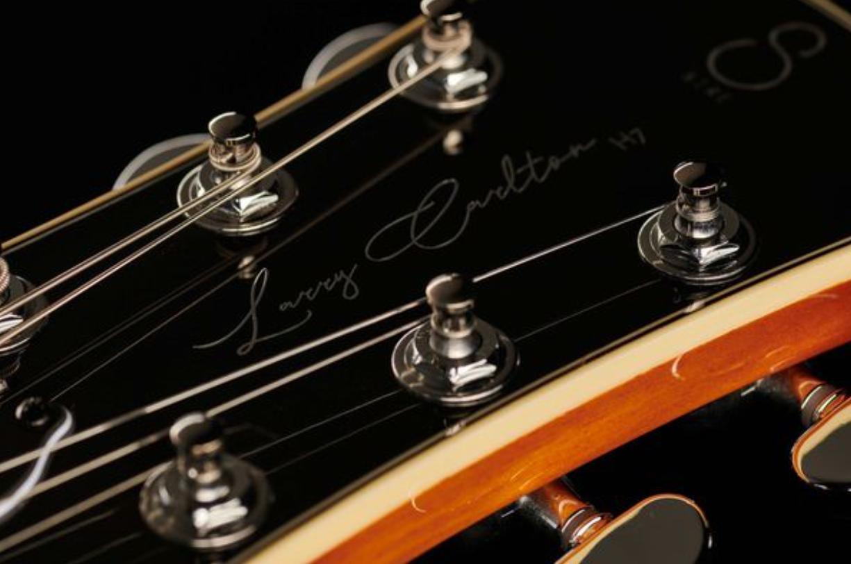 Sire Larry Carlton H7v Lh Signature Gaucher 2s P90 Ht Eb - Vintage Sunburst - Guitarra electrica para zurdos - Variation 4