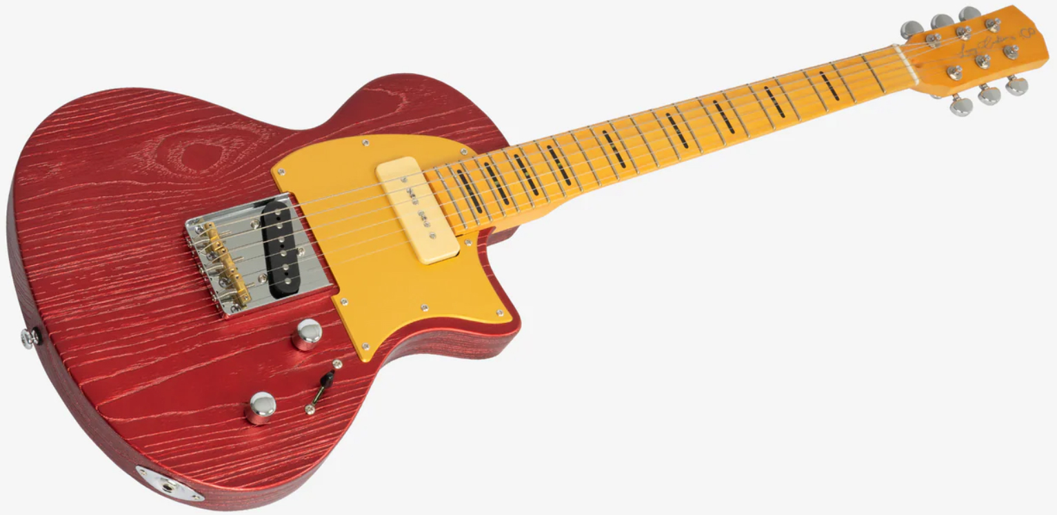 Sire Larry Carlton I5t 2s P90 Ht Mn - Candy Apple Red - Guitarra eléctrica de corte único. - Variation 2