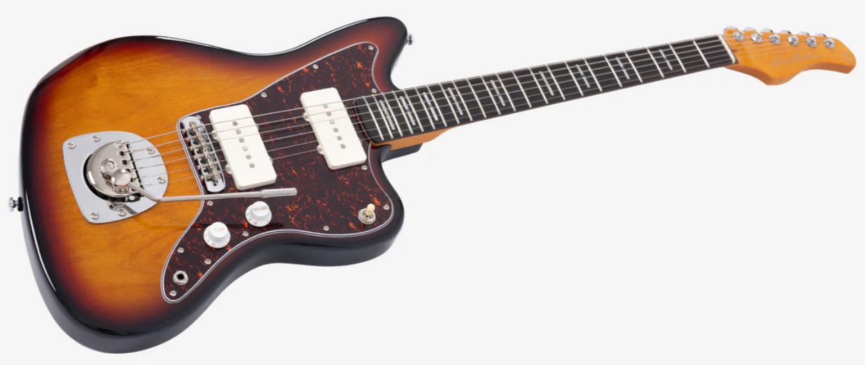 Sire Larry Carlton J5 2s Trem Eb - 3-tone Sunburst - Guitarra electrica retro rock - Variation 2