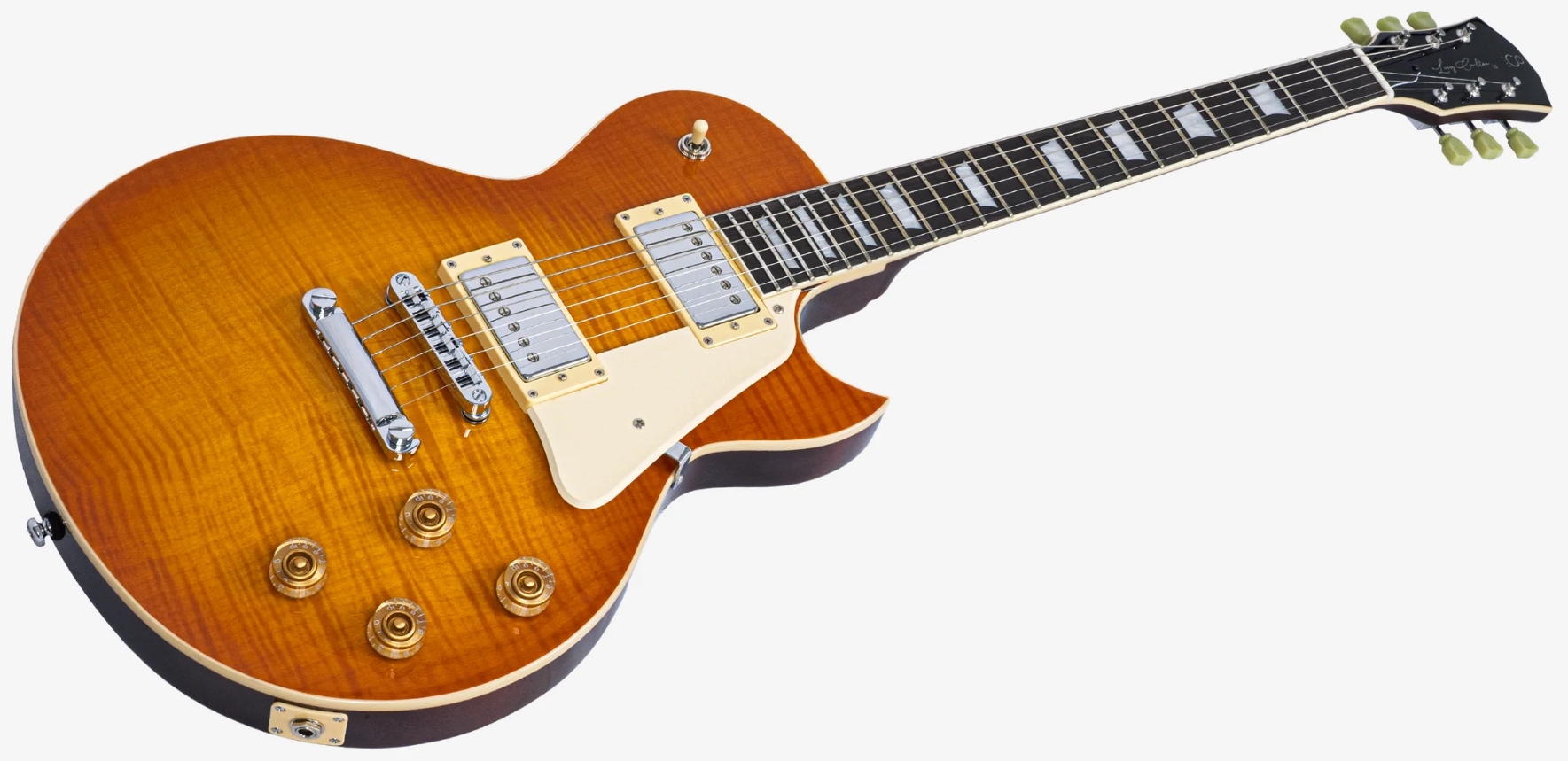 Sire Larry Carlton L5 2h Ht Rw - Amber Burst - Guitarra eléctrica de corte único. - Variation 2