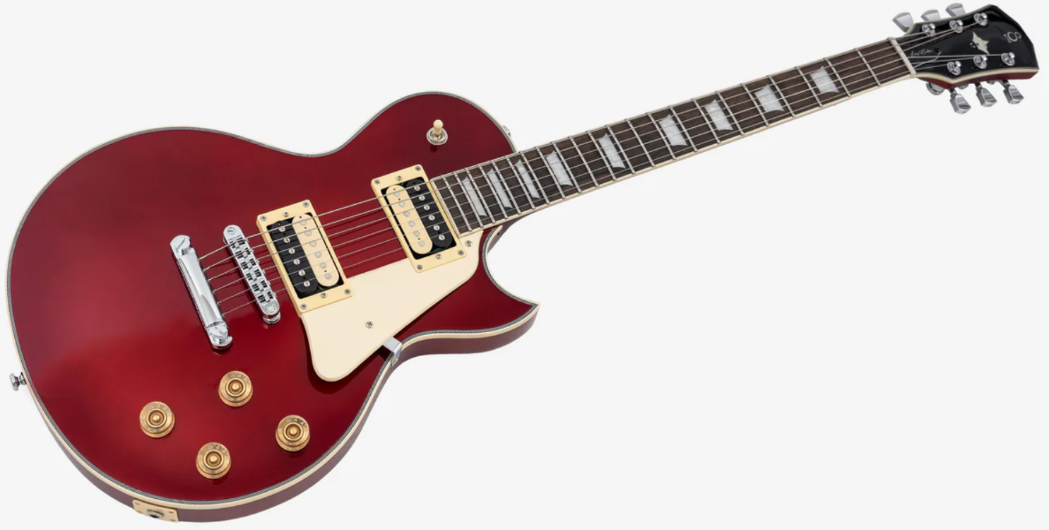 Sire Larry Carlton L7 Lh Gaucher New Gen 2h Ht Eb - Candy Apple Red - Guitarra eléctrica de corte único. - Variation 2