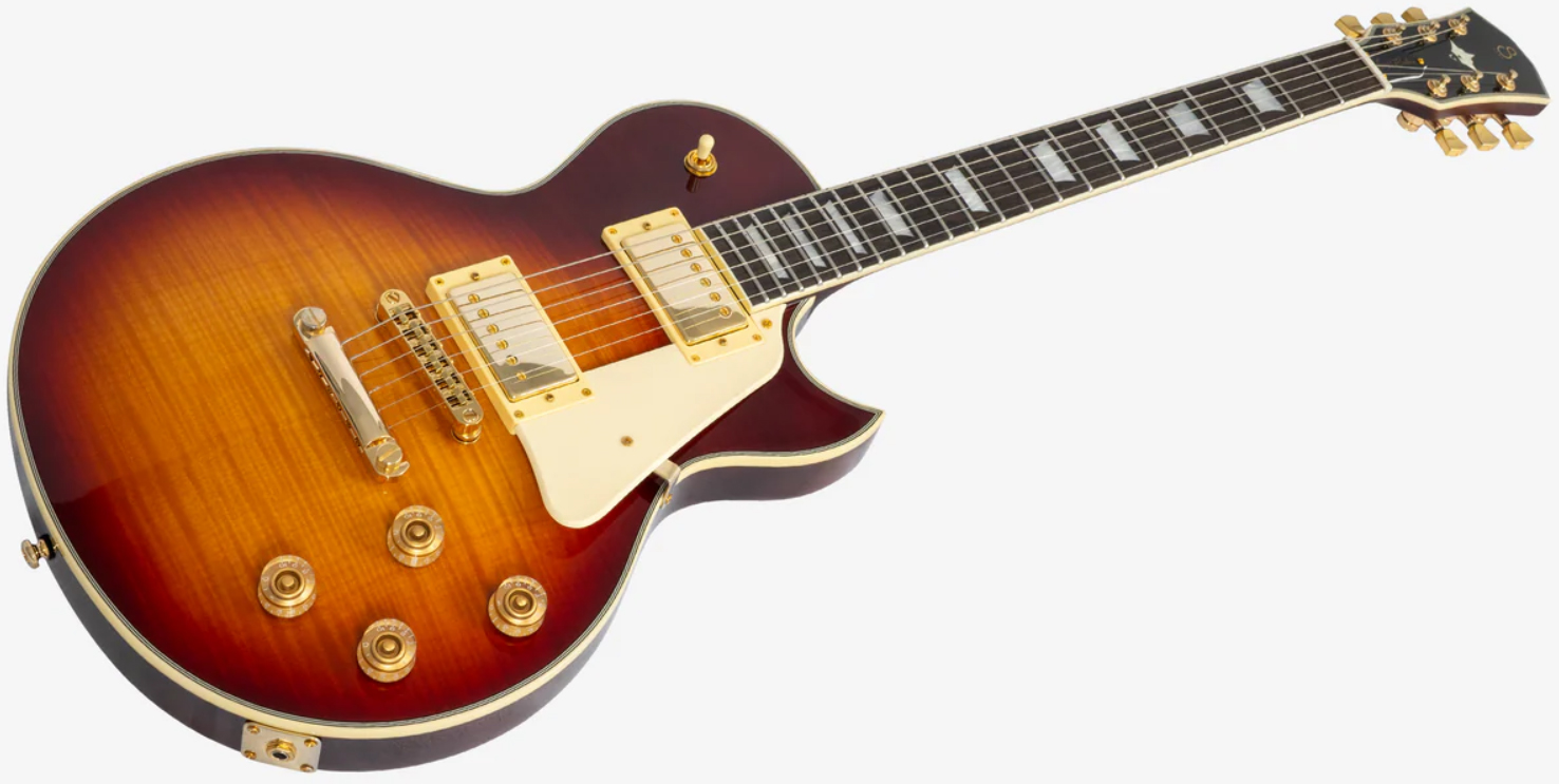 Sire Larry Carlton L7 Lh Gaucher New Gen 2h Ht Eb - Tobacco Sunburst - Guitarra eléctrica de corte único. - Variation 5