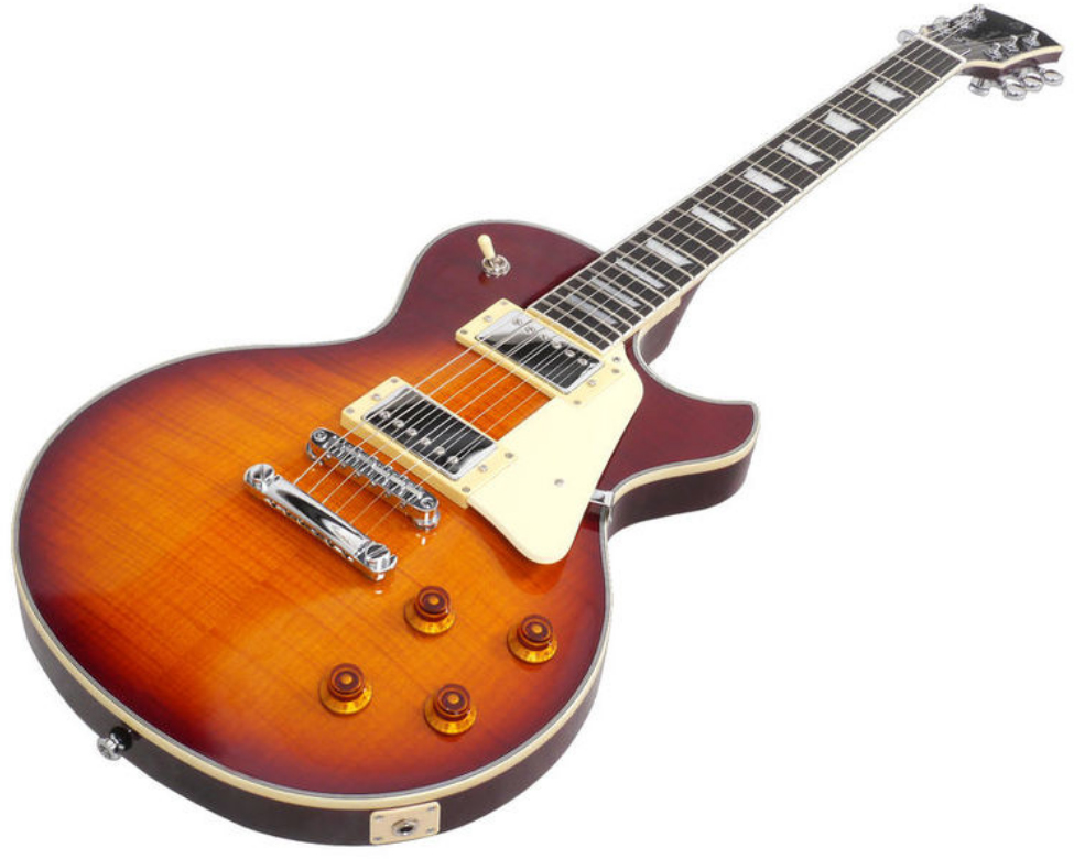 Sire Larry Carlton L7 Signature Ht Hh Eb - Tobacco Sunburst - Guitarra eléctrica de corte único. - Variation 1