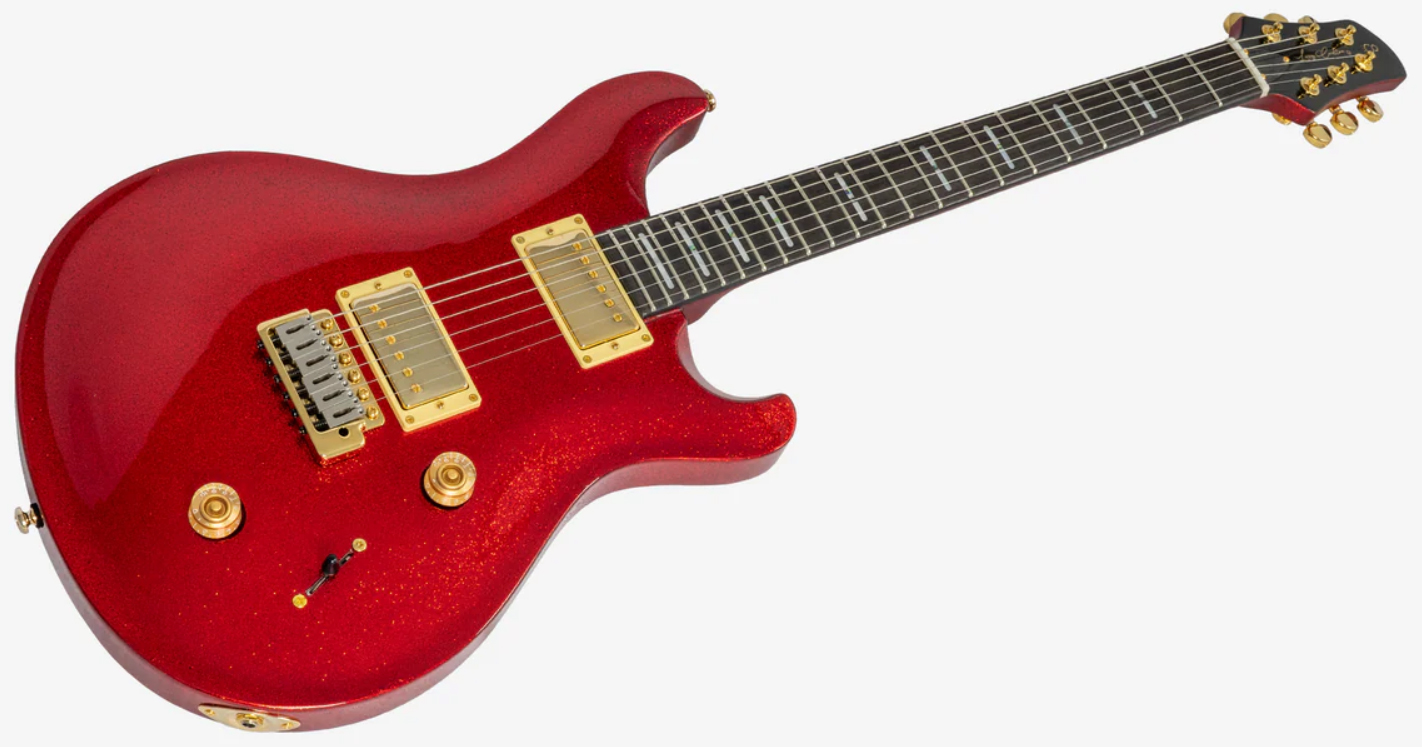 Sire Larry Carlton Q7 Lh Gaucher 2h Trem Eb - Red Sparkle - Guitarra eléctrica de doble corte - Variation 2