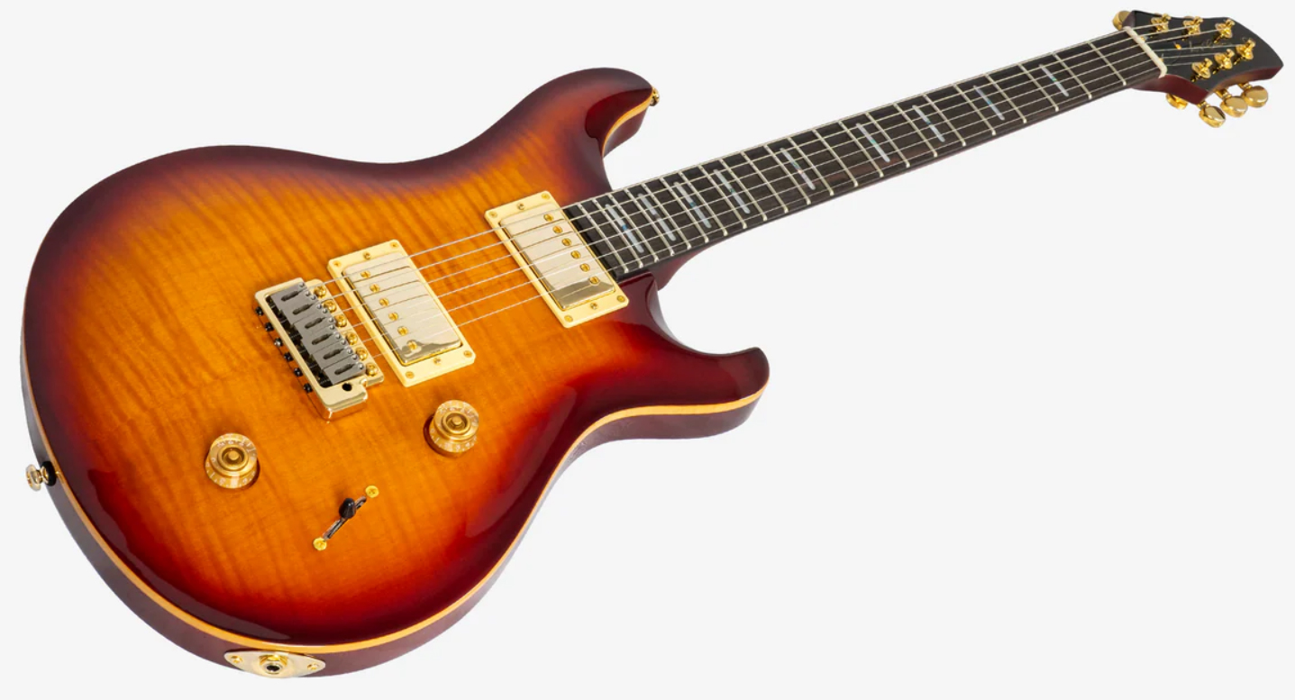 Sire Larry Carlton Q7 Lh Gaucher 2h Trem Eb - Tobacco Sunburst - Guitarra eléctrica de doble corte - Variation 2
