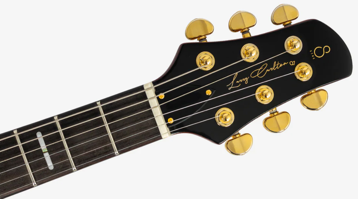 Sire Larry Carlton Q7 Lh Gaucher 2h Trem Eb - Tobacco Sunburst - Guitarra eléctrica de doble corte - Variation 3