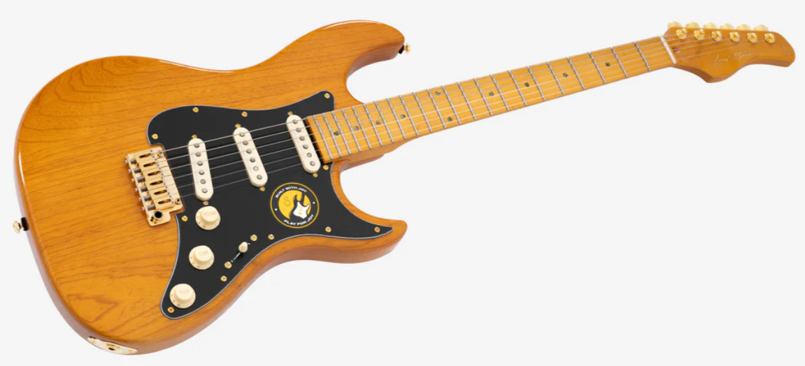 Sire Larry Carlton S10 Sss Lh Signature Gaucher 3s Trem Mn - Natural - Guitarra eléctrica con forma de str. - Variation 2