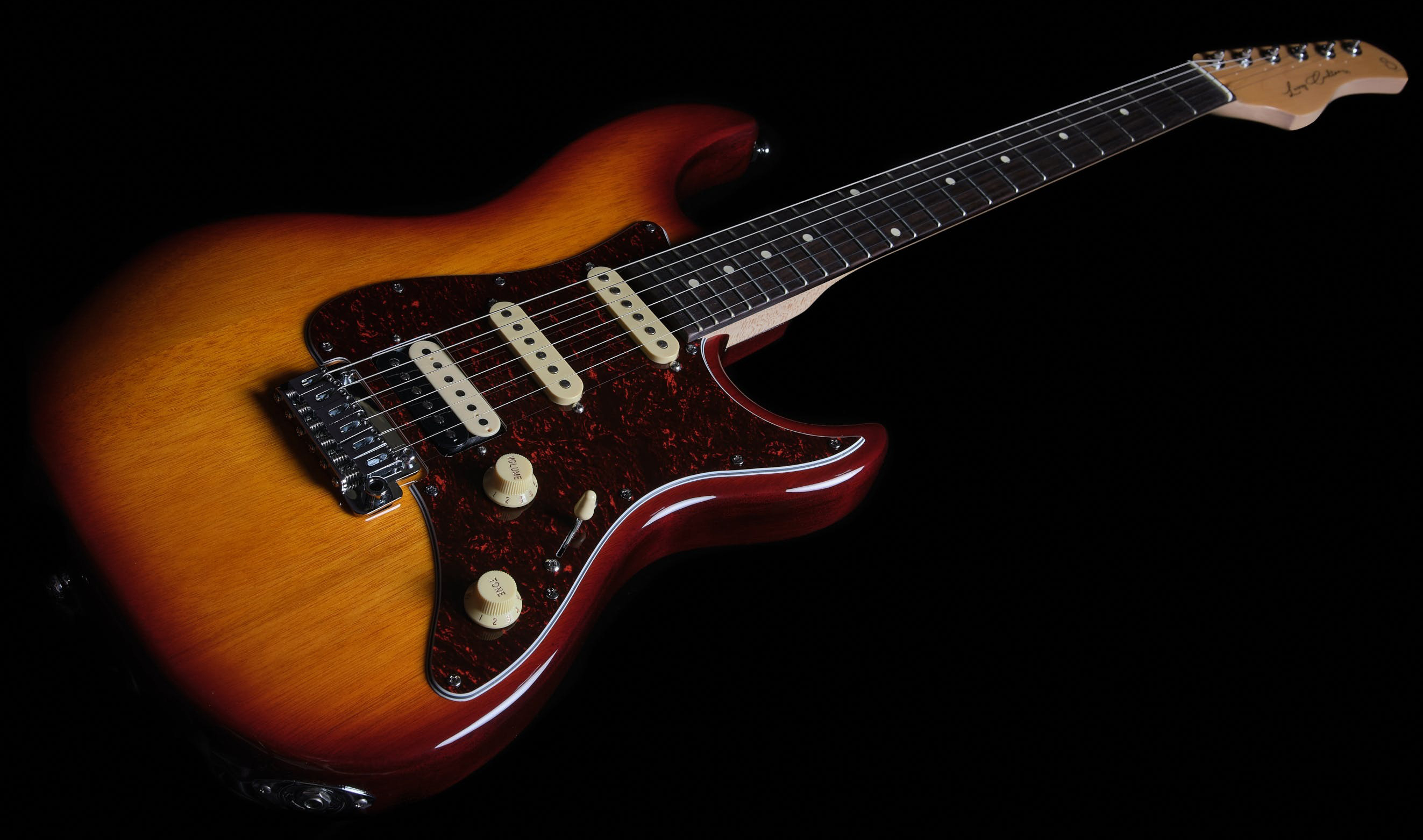 Sire Larry Carlton S3 Lh Signature Gaucher Hss Trem Rw - Tobacco Sunburst - Guitarra electrica para zurdos - Variation 1