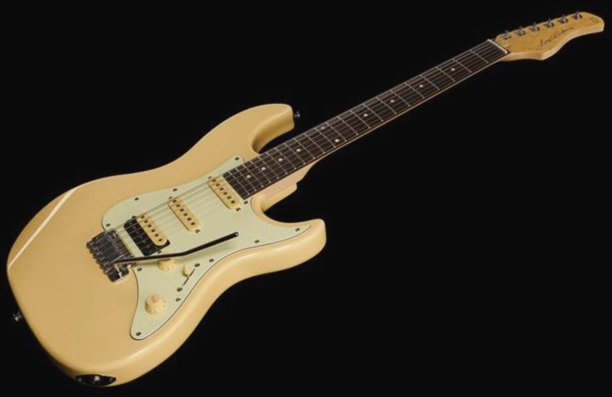 Sire Larry Carlton S3 Lh Signature Gaucher Hss Trem Rw - Vintage White - Guitarra electrica para zurdos - Variation 1