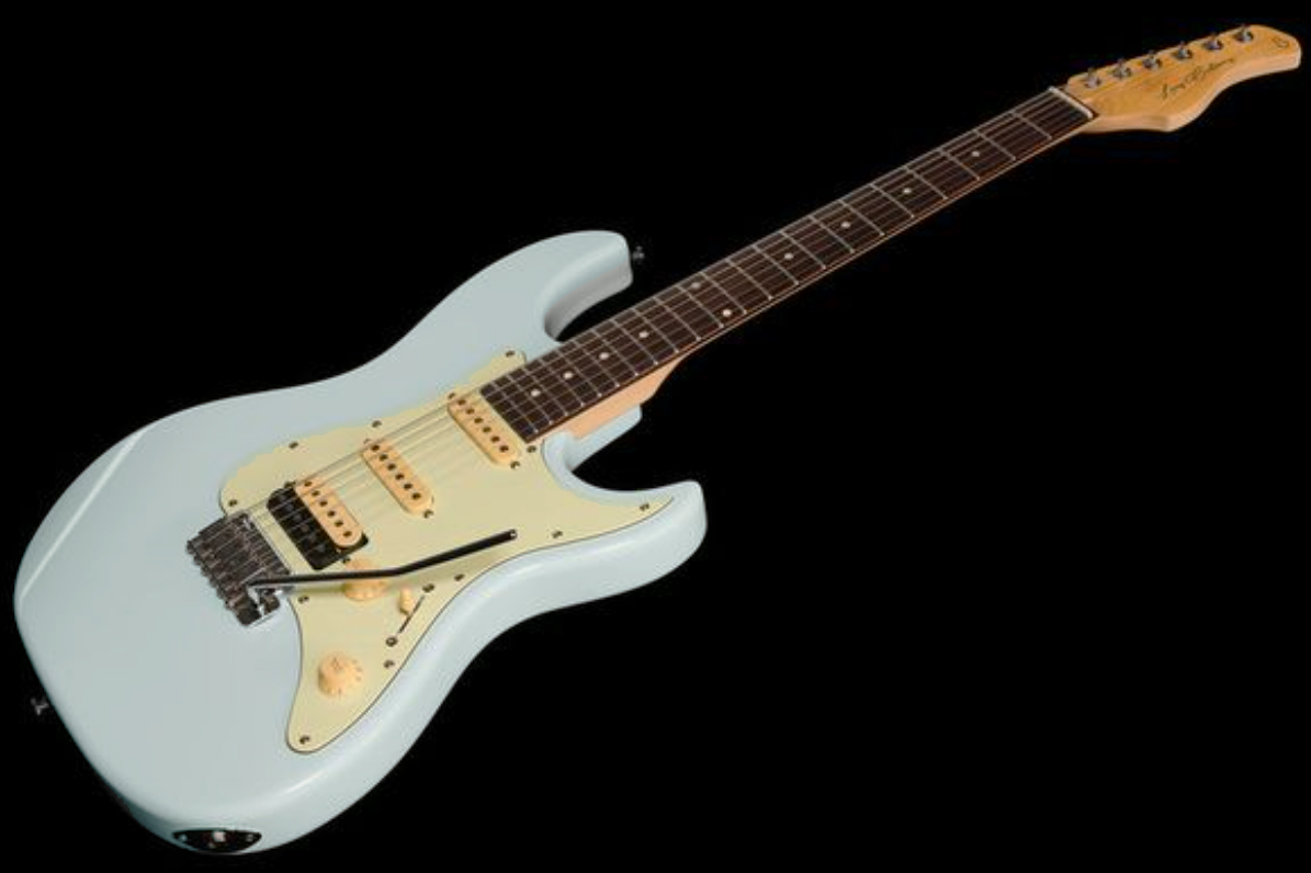 Sire Larry Carlton S3 Lh Signature Gaucher Hss Trem Rw - Sonic Blue - Guitarra electrica para zurdos - Variation 1