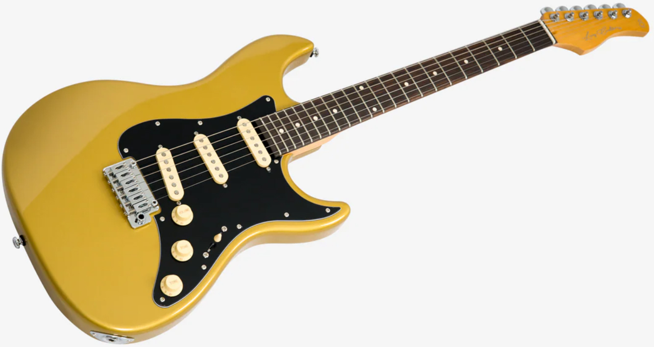 Sire Larry Carlton S3 New Gen 3s Trem Rw - Metallic Gold - Guitarra eléctrica con forma de str. - Variation 2