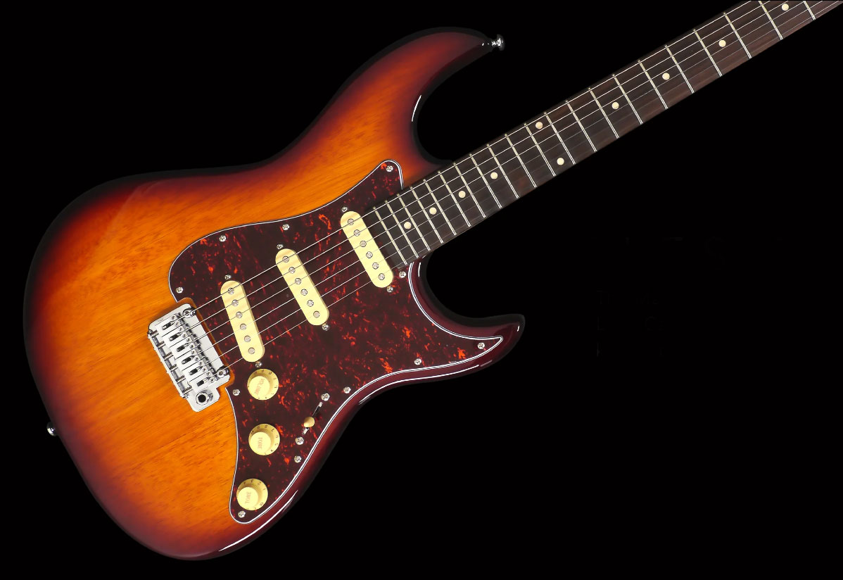 Sire Larry Carlton S3 Sss Lh Signature Gaucher 3s Trem Rw - Tobacco Sunburst - Guitarra eléctrica con forma de str. - Variation 1