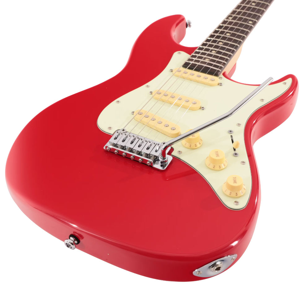 Sire Larry Carlton S3 Sss Lh Signature Gaucher 3s Trem Rw - Dakota Red - Guitarra eléctrica con forma de str. - Variation 2