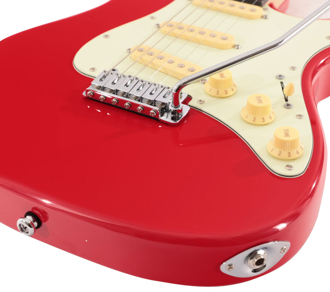 Sire Larry Carlton S3 Sss Lh Signature Gaucher 3s Trem Rw - Dakota Red - Guitarra eléctrica con forma de str. - Variation 4