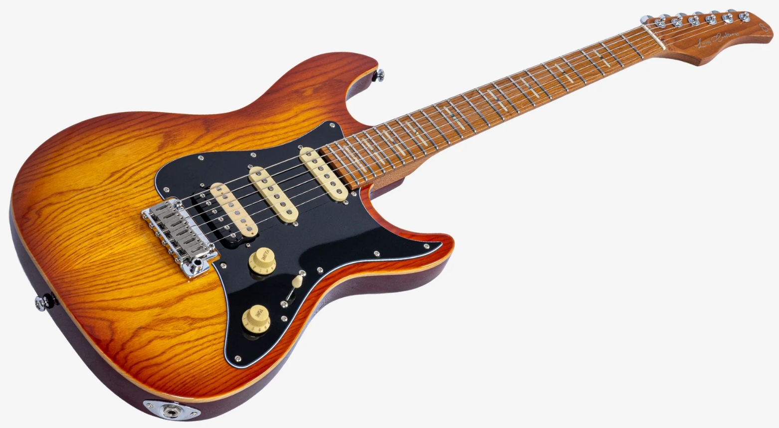 Sire Larry Carlton S7 Ash Top 3s Trem Mn - Amber Burst - Guitarra eléctrica con forma de str. - Variation 2