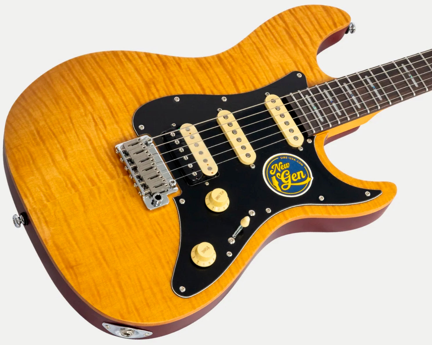 Sire Larry Carlton S7 Fm New Gen Hss Trem Rw - Natural Satin - Guitarra eléctrica con forma de str. - Variation 2