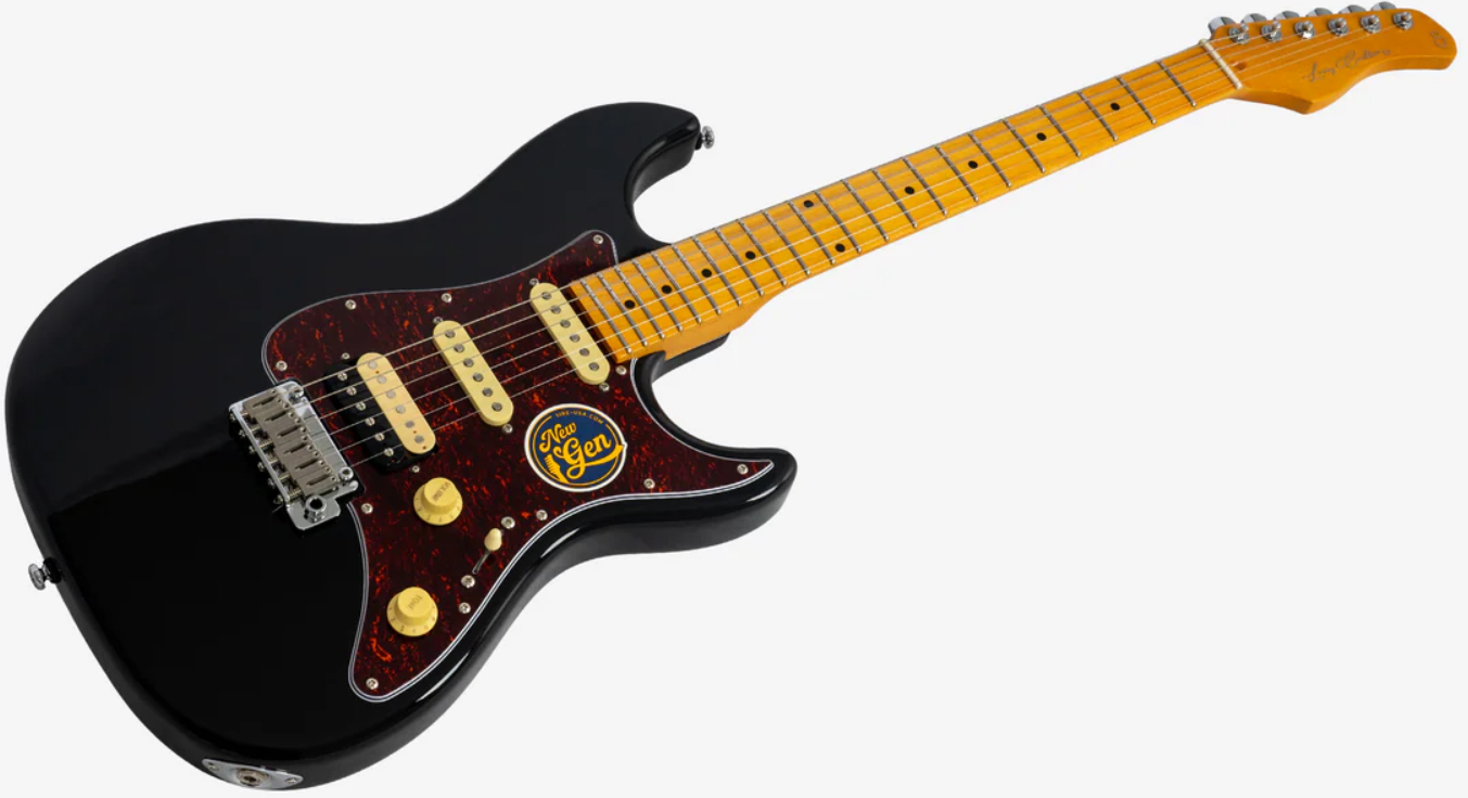 Sire Larry Carlton S7 Hss Lh Gaucher New Gen Trem Mn - Black - Guitarra eléctrica con forma de str. - Variation 2