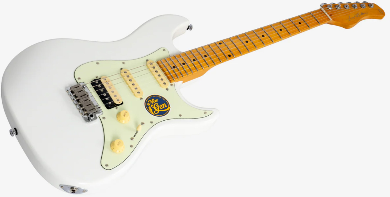 Sire Larry Carlton S7 Hss Lh Gaucher New Gen Trem Mn - White - Guitarra eléctrica con forma de str. - Variation 2