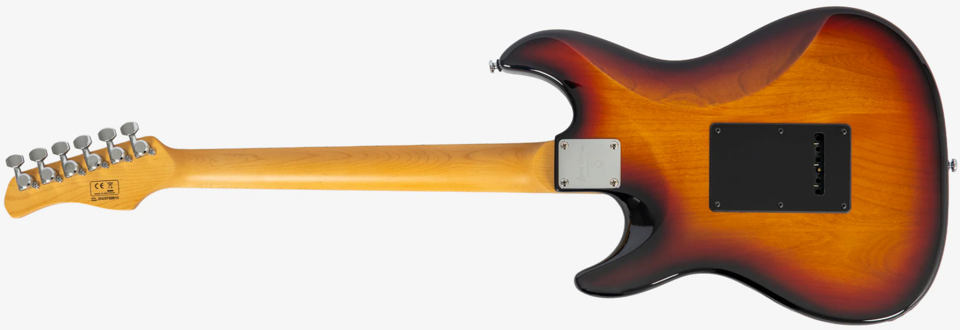 Sire Larry Carlton S7 Lh Gaucher New Gen 3s Trem Mn - 3 Tone Sunburst - Guitarra eléctrica con forma de str. - Variation 1