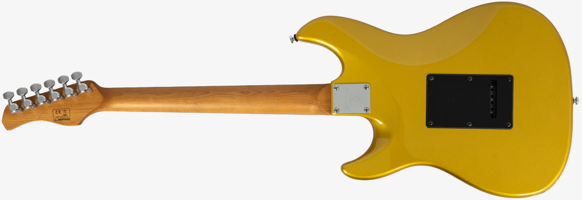 Sire Larry Carlton S7 Lh Gaucher New Gen 3s Trem Rw - Metallic Gold - Guitarra eléctrica con forma de str. - Variation 1