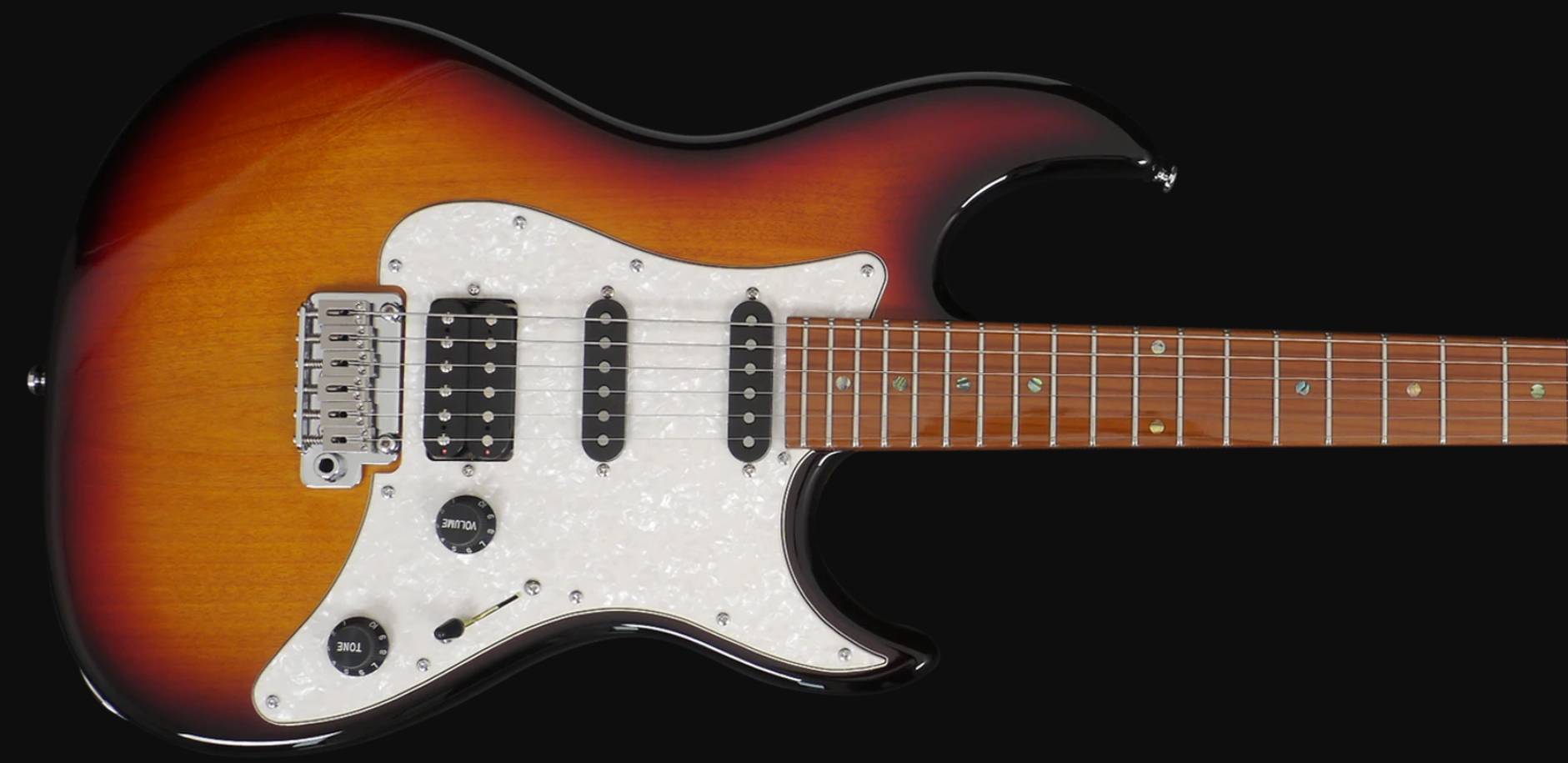 Sire Larry Carlton S7 Signature Hss Trem Eb - 3 Tone Sunburst - Guitarra eléctrica con forma de str. - Variation 2