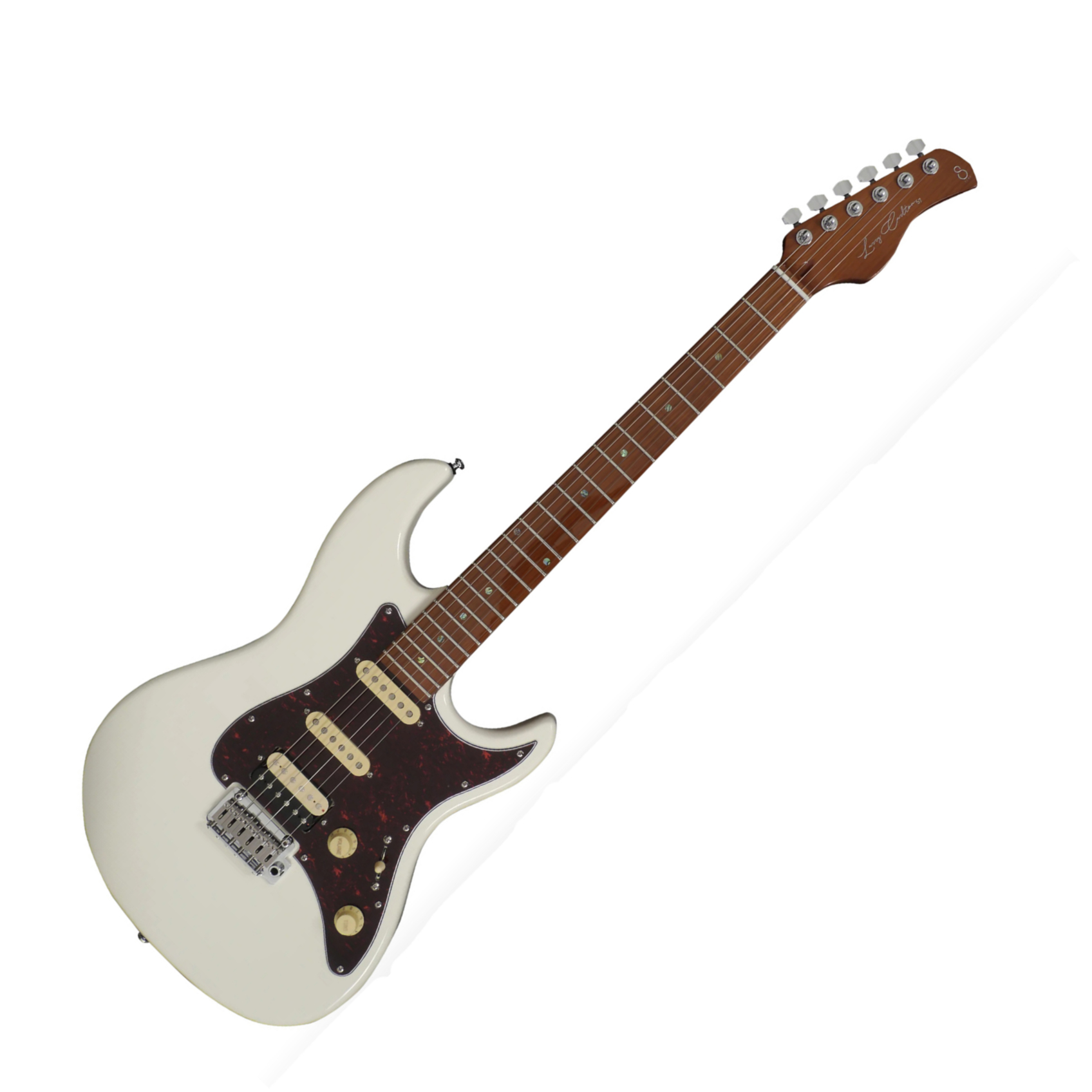 Sire Larry Carlton S7 Signature Hss Trem Mn - Antique White - Guitarra eléctrica con forma de str. - Variation 2
