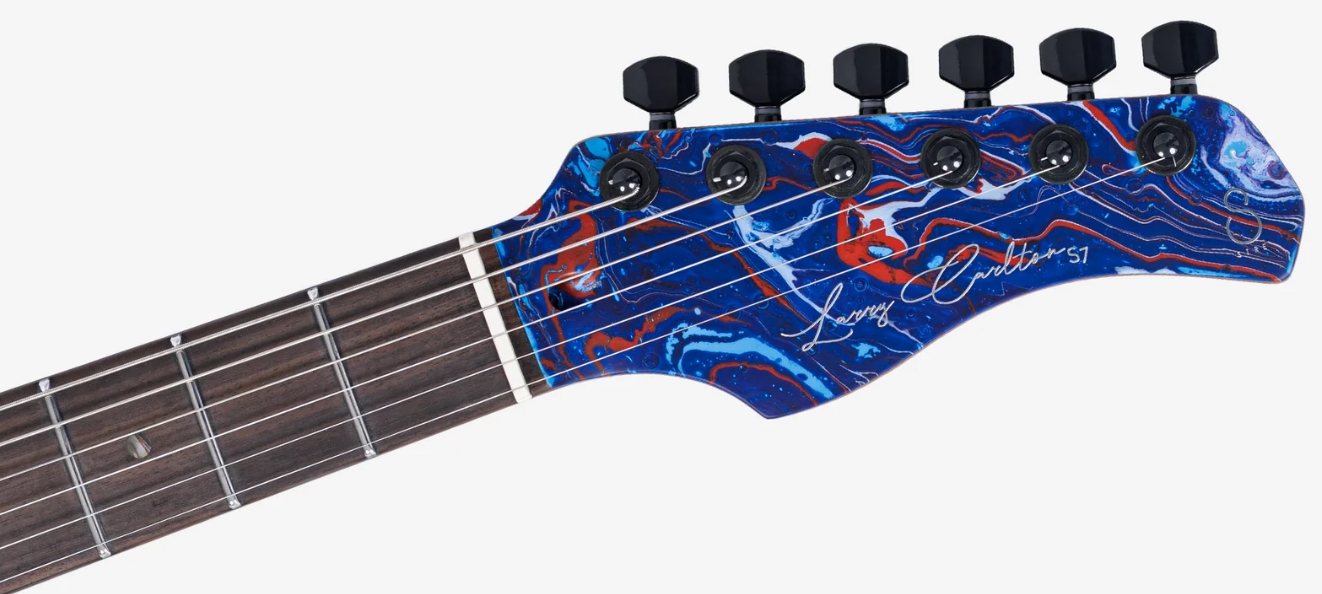 Sire Larry Carlton S7 Sw Hss Trem Rw - Blue Swirl - Guitarra eléctrica con forma de str. - Variation 3