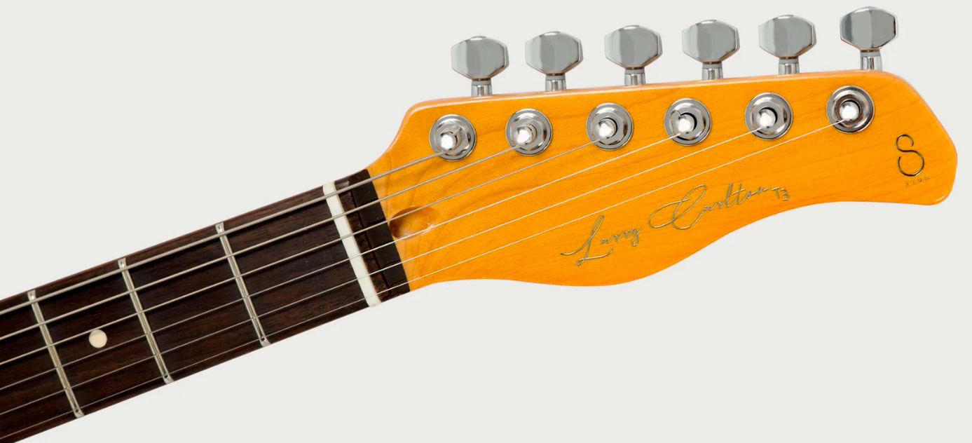 Sire Larry Carlton T3 New Gen 2s Ht Rw - Surf Green Metallic - Guitarra eléctrica con forma de tel - Variation 3