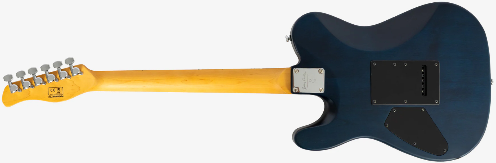 Sire Larry Carlton T7 Fm New Gen 2h Trem Mn - Transparent Blue - Guitarra eléctrica con forma de tel - Variation 1