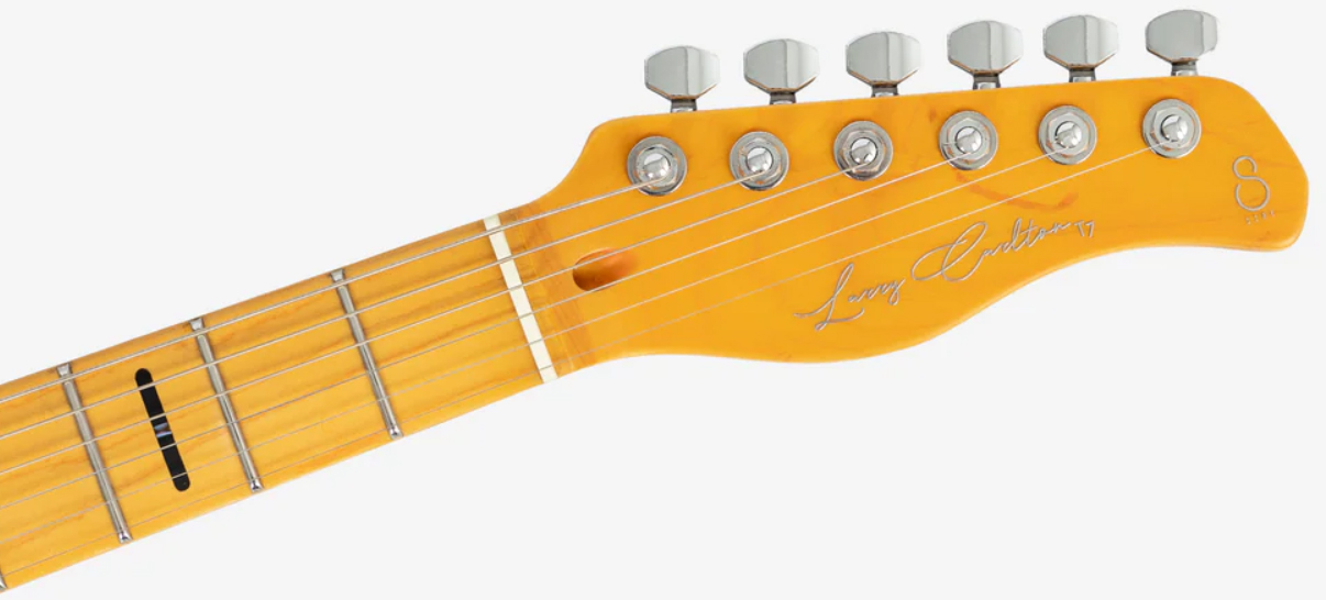Sire Larry Carlton T7 Fm New Gen 2h Trem Mn - Transparent Blue - Guitarra eléctrica con forma de tel - Variation 3