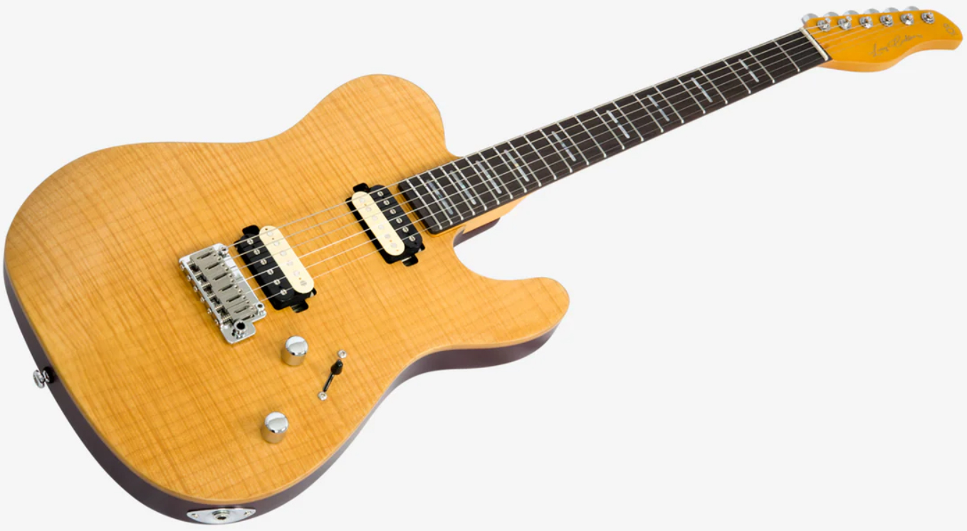Sire Larry Carlton T7 Fm New Gen 2h Trem Rw - Natural - Guitarra eléctrica con forma de tel - Variation 2