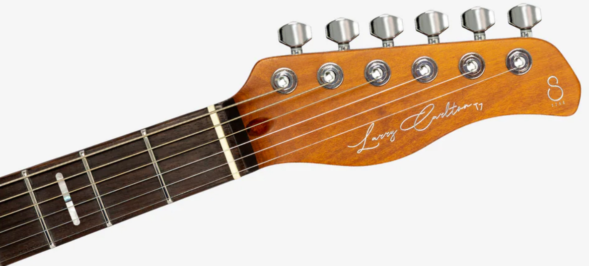 Sire Larry Carlton T7 Fm New Gen 2h Trem Rw - Transparent Black - Guitarra eléctrica con forma de tel - Variation 3