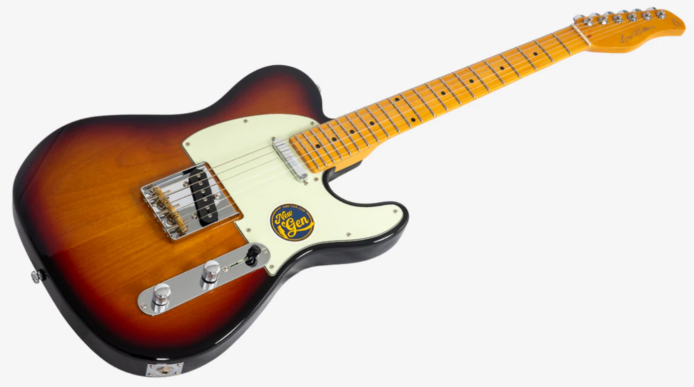 Sire Larry Carlton T7 Lh Gaucher New Gen 2s Ht Mn - 3 Tone Sunburst - Guitarra eléctrica con forma de tel - Variation 2