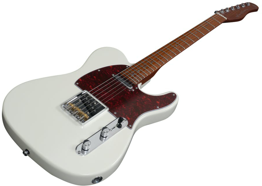 Sire Larry Carlton T7 Signature 2s Ht Mn - Antique White - Guitarra eléctrica con forma de tel - Variation 2