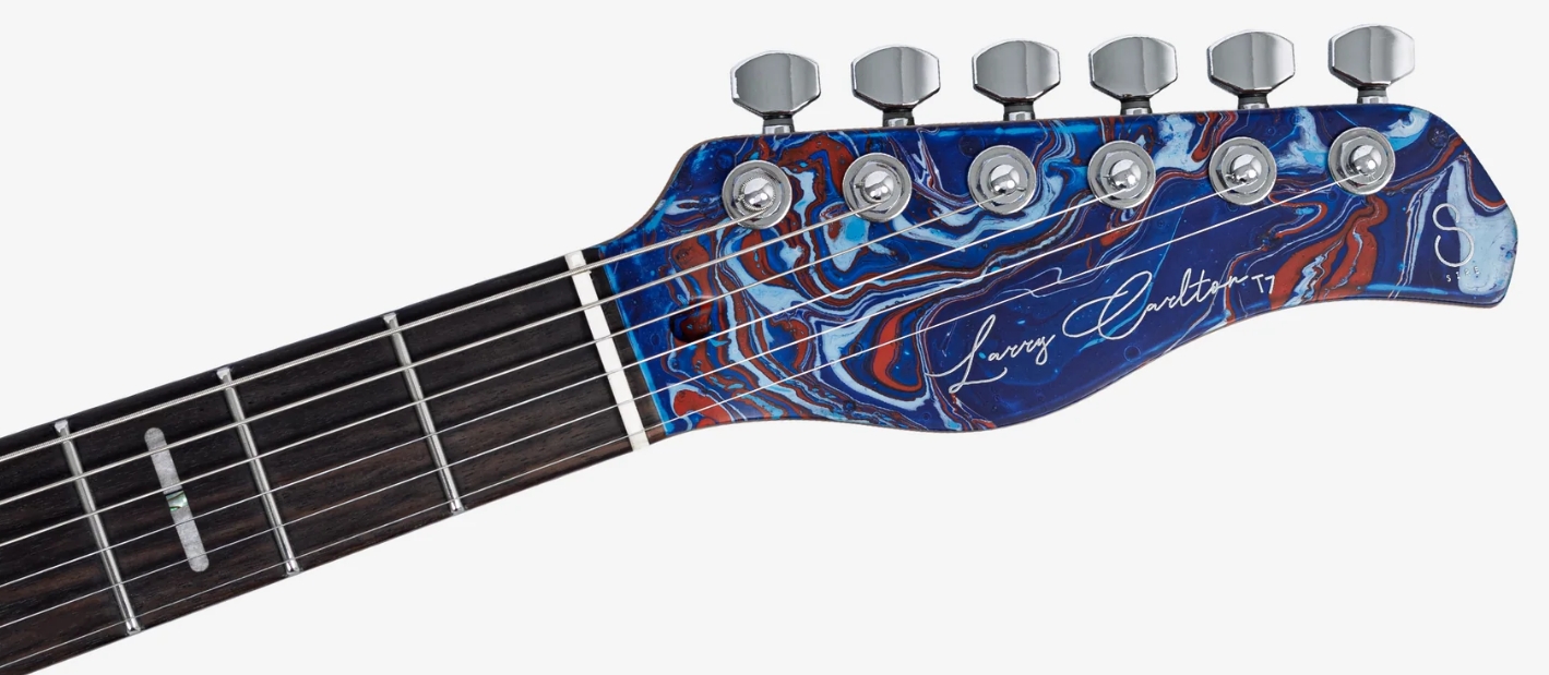 Sire Larry Carlton T7 Sw 2h Trem Rw - Blue Swirl - Guitarra eléctrica con forma de tel - Variation 3