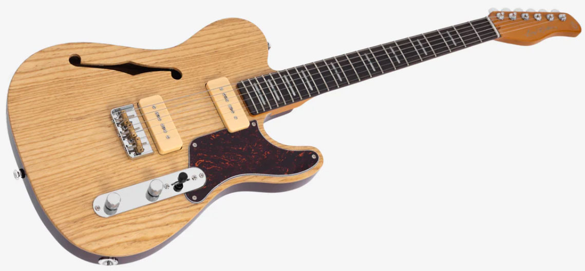 Sire Larry Carlton T7tm Signature 2s P90 Ht Rw - Natural - Guitarra eléctrica con forma de tel - Variation 2
