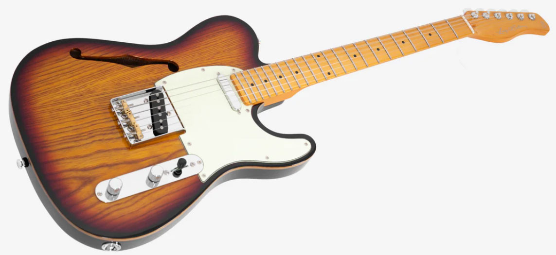 Sire Larry Carlton T7tv Signature 2s Ht Mn - 3 Tone Sunburst - Guitarra eléctrica con forma de tel - Variation 2