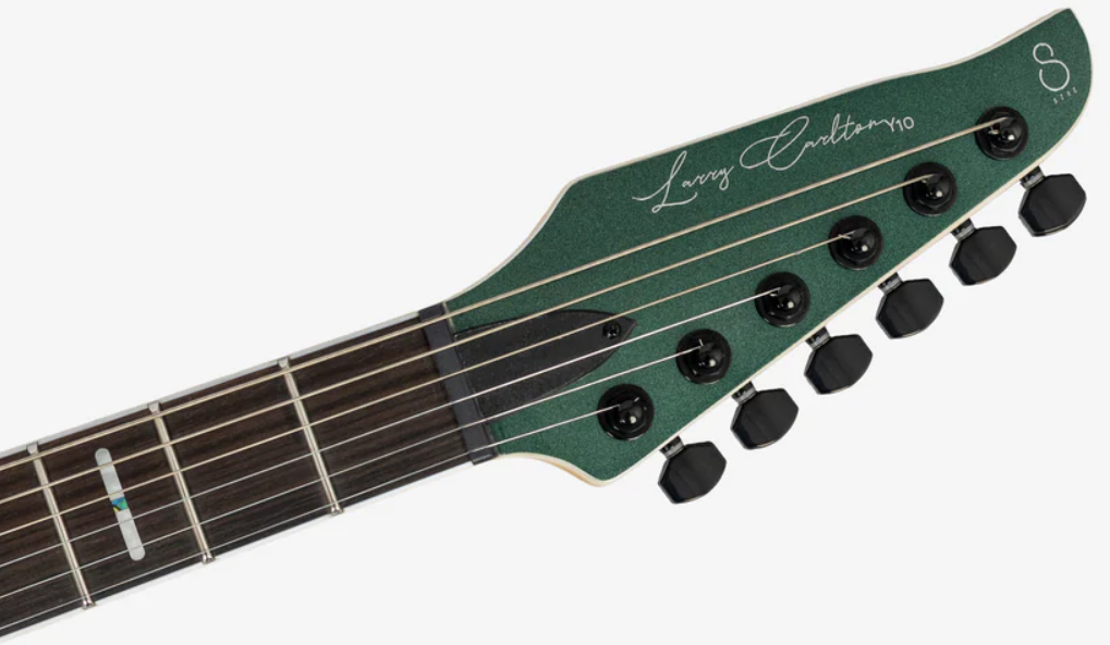 Sire Larry Carlton Y10 2h Fishman Fluence Trem Eb - Metallic Green - Guitarra eléctrica con forma de str. - Variation 3