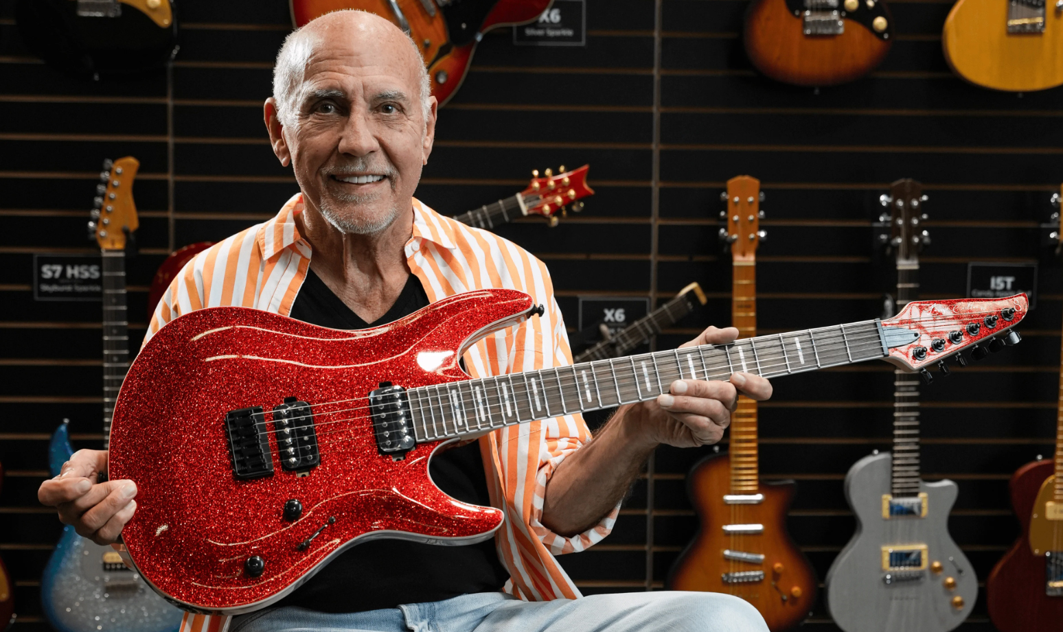 Sire Larry Carlton Y5 2h Ht Rw - Red Sparkle - Guitarra eléctrica con forma de str. - Variation 4