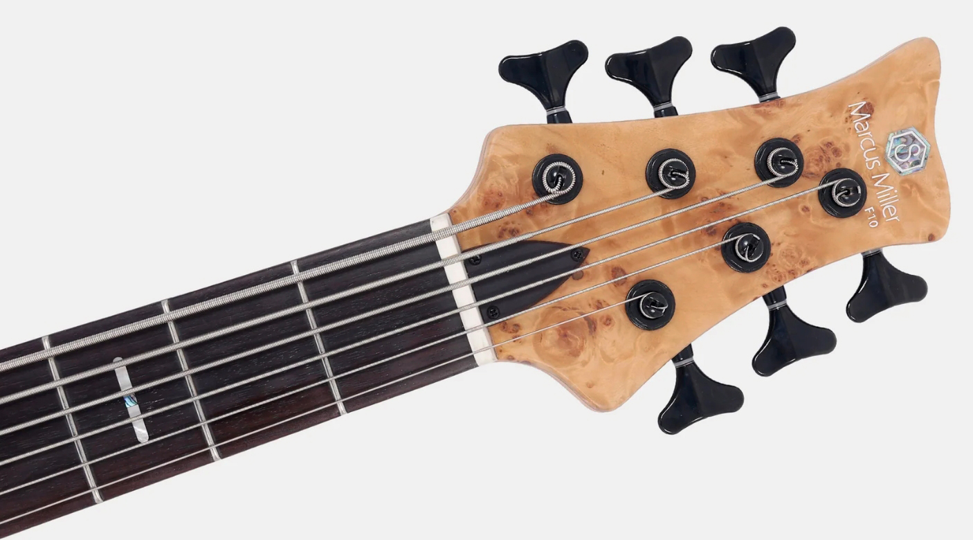 Sire Marcus Miller F10 6st Lh 6c Gaucher Active Rw - Natural Satin - Bajo eléctrico de cuerpo sólido - Variation 3