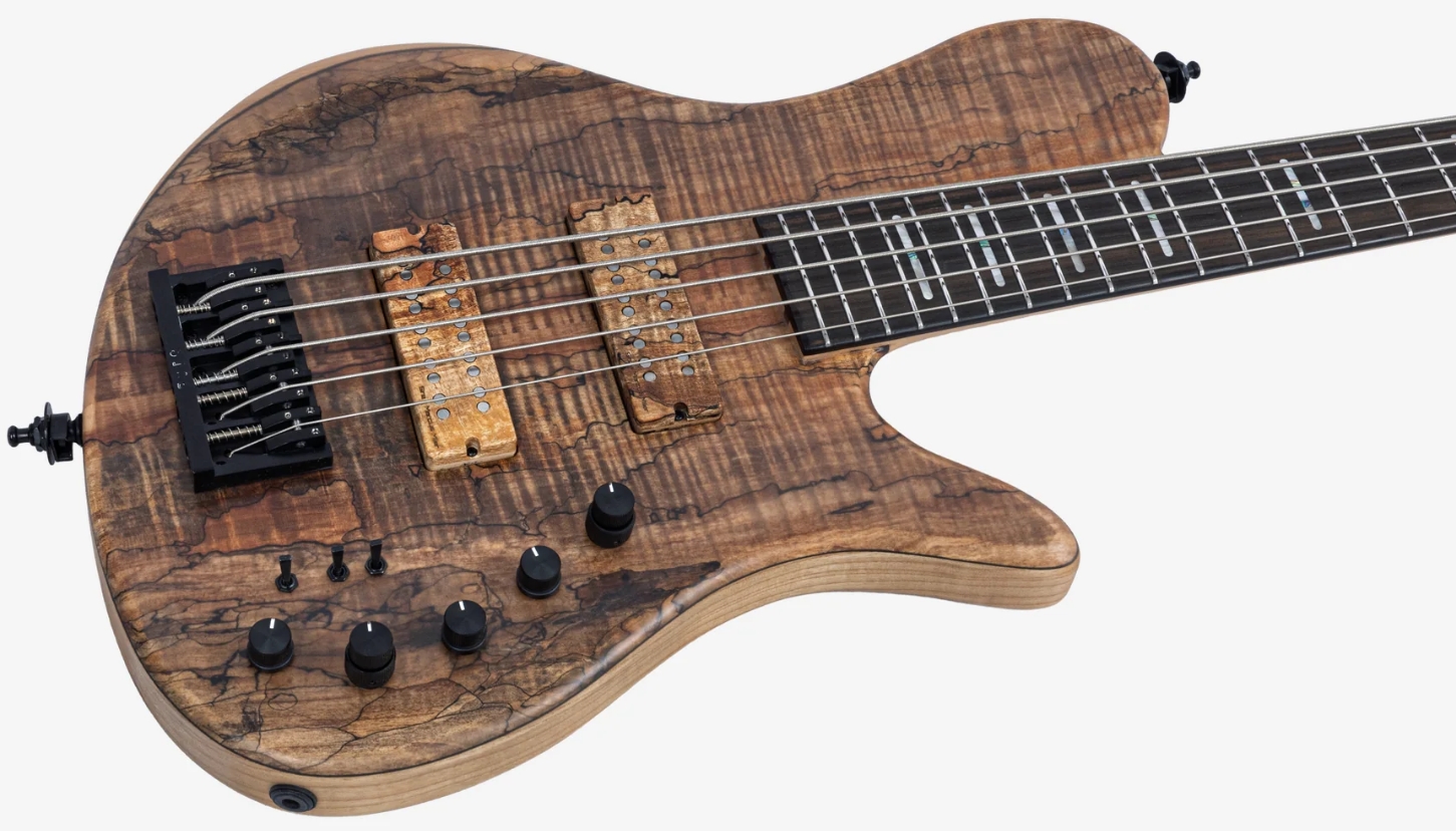 Sire Marcus Miller F10dx 5st Lh 5c Gaucher Active Eb - Natural - Bajo eléctrico de cuerpo sólido - Variation 2