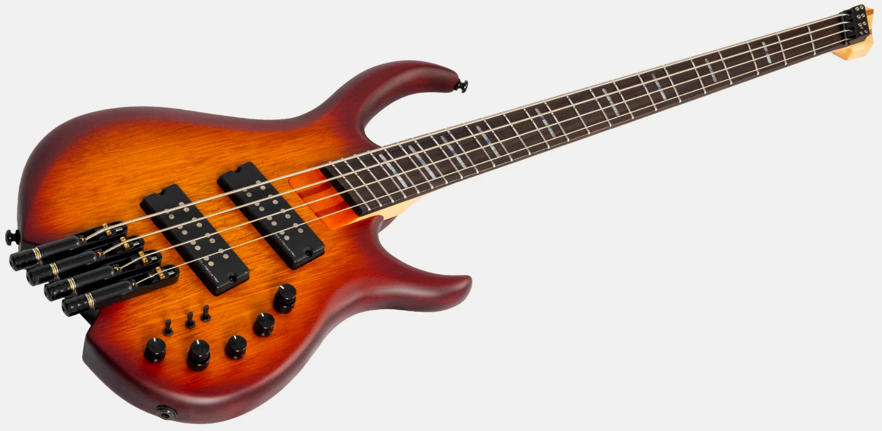 Sire Marcus Miller M6 Headless 4st Multiscale Active Rw - Tobacco Sunburst Satin - Bajo eléctrico de cuerpo sólido - Variation 2